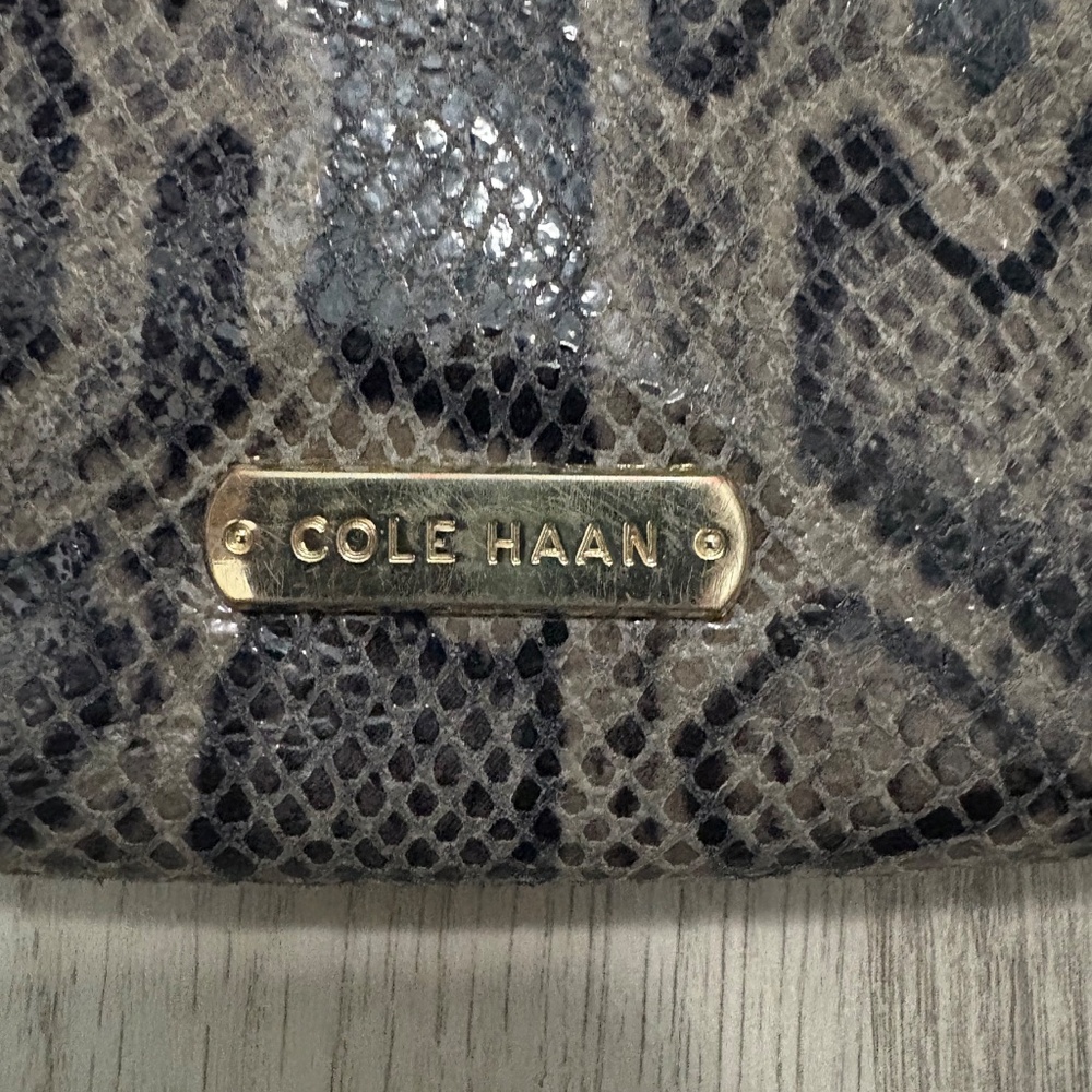 Cole Haan Python Zipped Wristlet - Picture 9 of 16